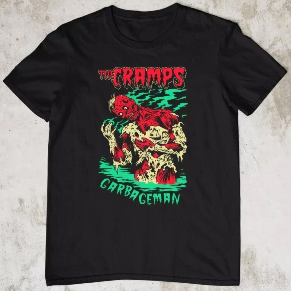 The Cramps Garbage Man 8s Retro 1983 Rock Band Music Fan Graphic Unisex T-Shirt